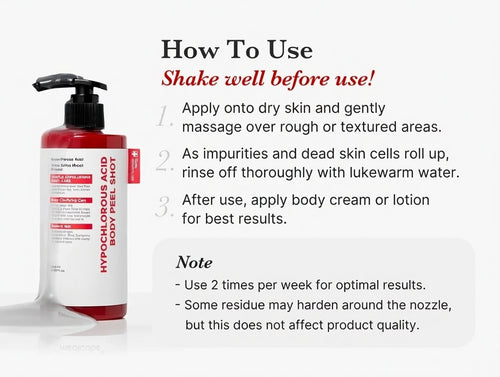 Hypochlorous Acid Body Peel Shot